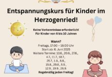 Entspannungskurs für Kinder im Herzogenried