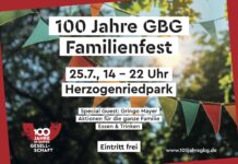 Einladung – 100 Jahre GBG Familienfest im Herzogenriedpark
