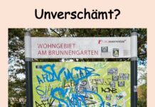 Unlesbare Stadtpläne im Herzogenried
